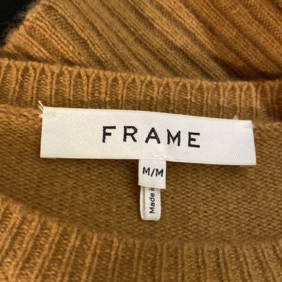 Frame cashmere crew neck peplum sweater - Picture 3 of 10